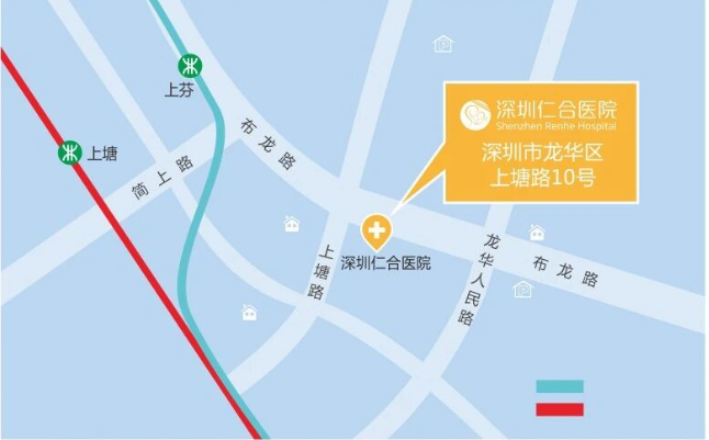 深圳仁合医院位置地图